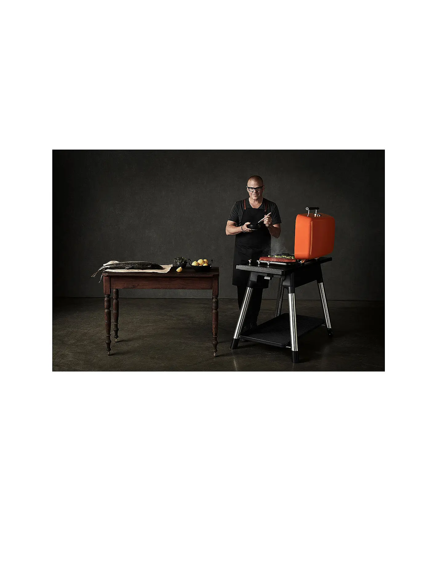 EVERDURE BY HESTON BLUMENTHAL | Gasgrill Furnace 3 Brenner Mint | orange